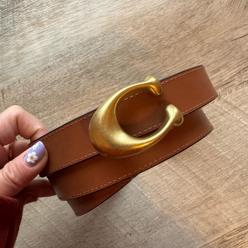 Coach C Hardware Reversible Belt, 25mm _ Size S _ Style 78176